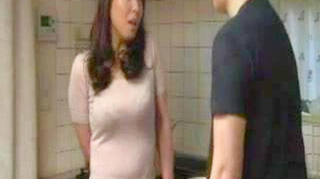 Furious Stepson Punishes His Submissive Japanese Stepmom Hardly