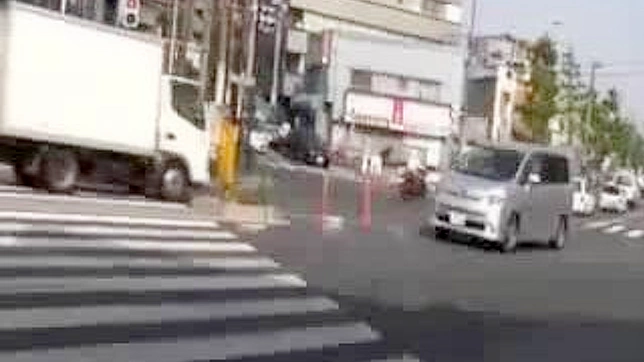 Steamy Japanese MILF Rides Cock Hard After Blowjob In Cab