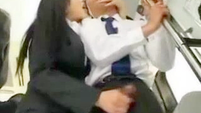 Asian Schoolgirl 18+ Gives Public Handjob to Random Guy