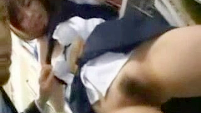 Seductive Geek Gets Naughty Library Action with Asian Chick