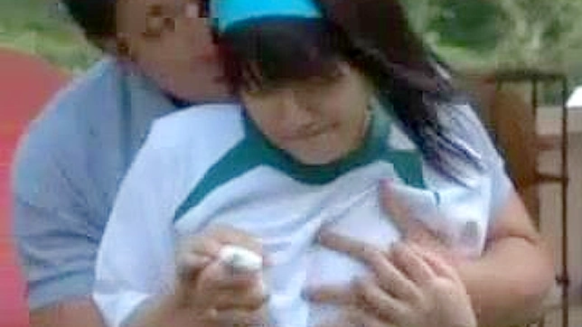 Surprised Japanese Schoolgirl 18+ Gets Handsy at Sports Festivities