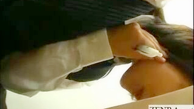 Japanese Secretary Teases & Masturbates at Work Desk
