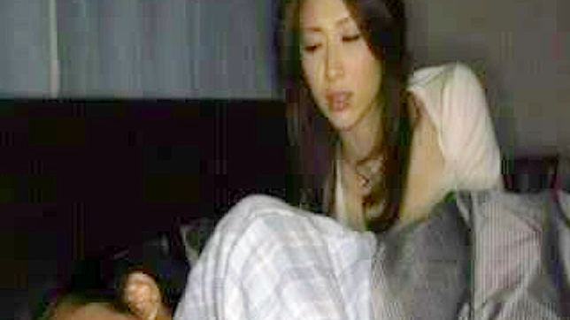 Resting MILF Awakens to Stepdaughter's Forbidden Desire Near Dad