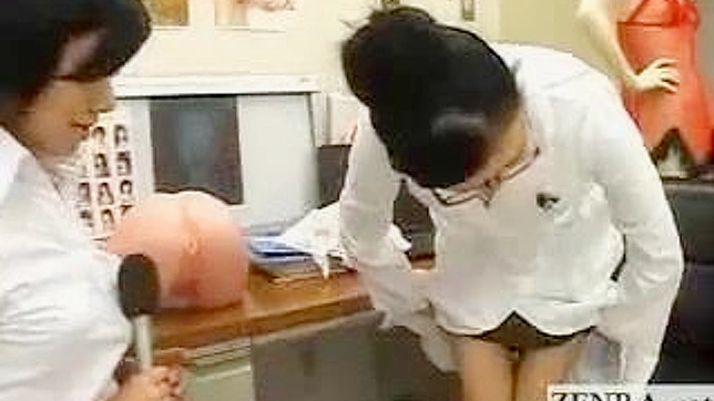 Strange JAV Doctor Delves Deep into Vaginal Self-Pleasure Study