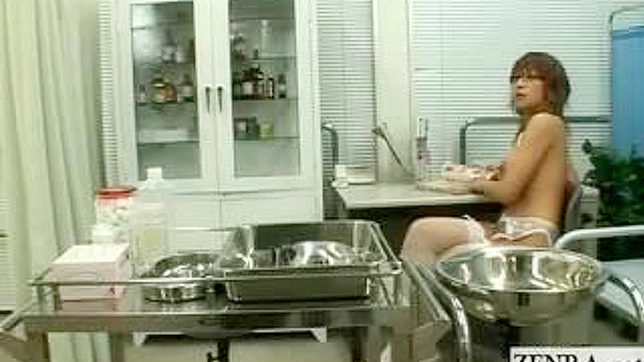 Sexy Asian Nurse Tempts Bare Male Student in Hot MILF Action