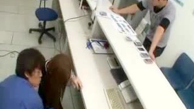 Sexy Oriental Shop Girl 18+ Fucks Boss Behind Counter