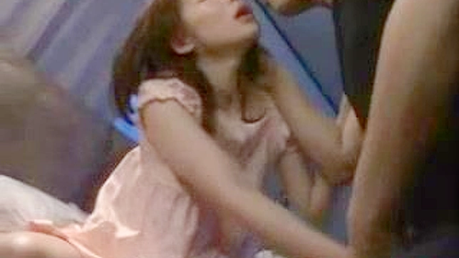 Sultry Japanese Wife Seduces Friend While Hubby Rests Soundly