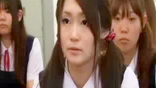 Oriental Schoolgirl 18+ Strips Naked Indoors & Outdoors CFNM Action