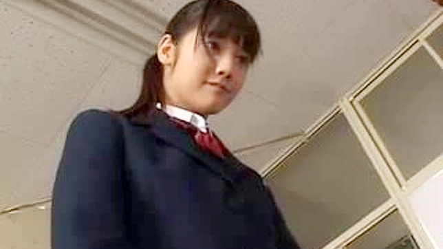 Schoolgirls 18+ in Japan Freeze Time for Sultry Classroom Sex