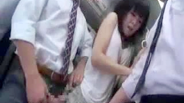 Helpless Wife Gets Rough Hands-on Attention Amidst Busy Commuters