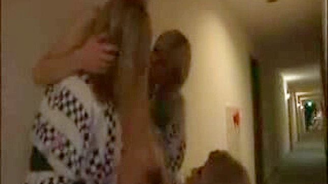 Bad Girls Give Public Blowjobs in Tokyo Hotel Corridor