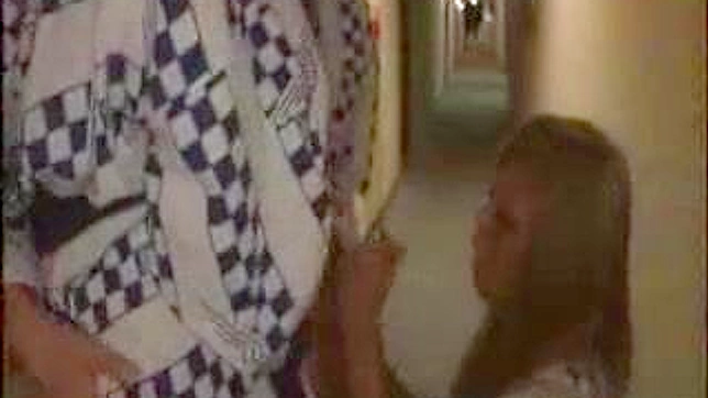 Bad Girls Give Public Blowjobs in Tokyo Hotel Corridor