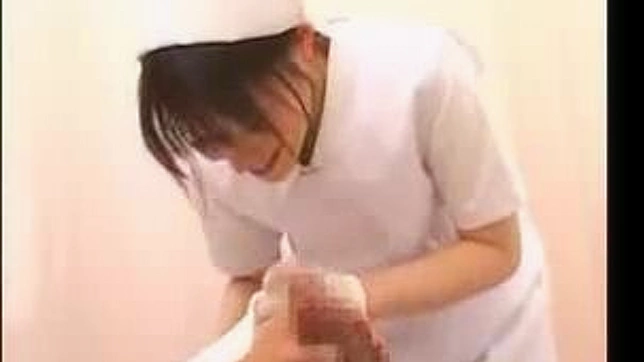 Sexy Nurse Gives Hot Handjob at Busy Hospital Ward