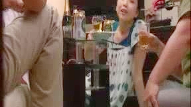 Intimate Japanese Threesome with Sneaky Friends - Hot Action