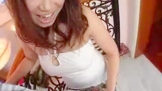 Hot Oriental Up-Skirt Teasing Leads to Shameful Orgasm