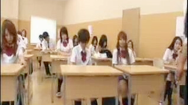 Naughty Japanese Girl 18+ Gets Bare in Steamy Classroom