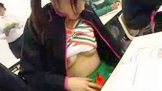 Passionate College Coed Has Secret Classroom Fuck Fest