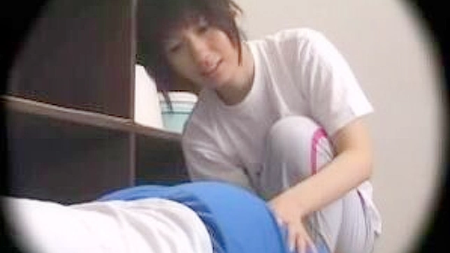 Teen 18+ In Short Skirt Gets JAV Style Handjob Massage