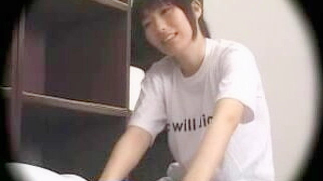 Teen 18+ In Short Skirt Gets JAV Style Handjob Massage