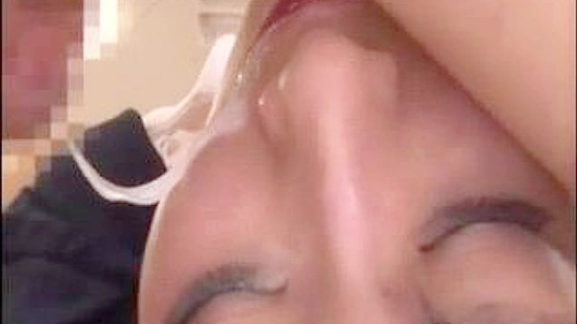 Japanese Beauty Takes Cum Mouthful After Doubling Up On Dildos