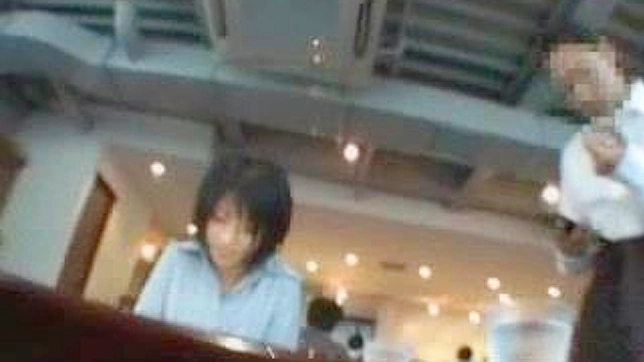 Restaurant Passion - She Seduces Him With Expert Blowjob Skills