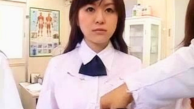 Seductive Japanese Nurse Tempts Doctor For Steamy Sex Acts