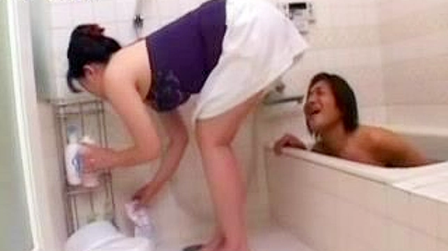 Seductive Japanese Stepmom's Forbidden Temptation