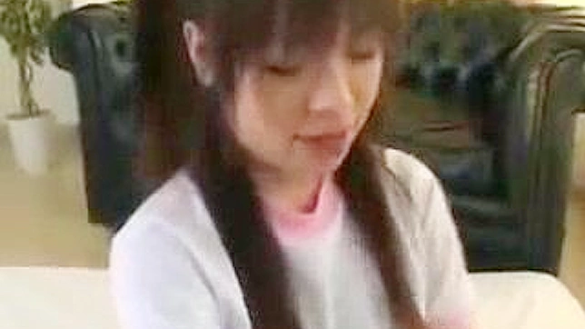 Cute Japanese Chick Toys Her Curves for Pleasure