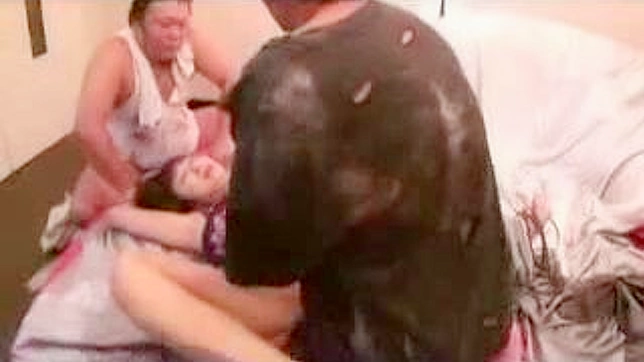 Two Crazy Lunatic Boys Fuck Vibrant Japanese Sex Goddess