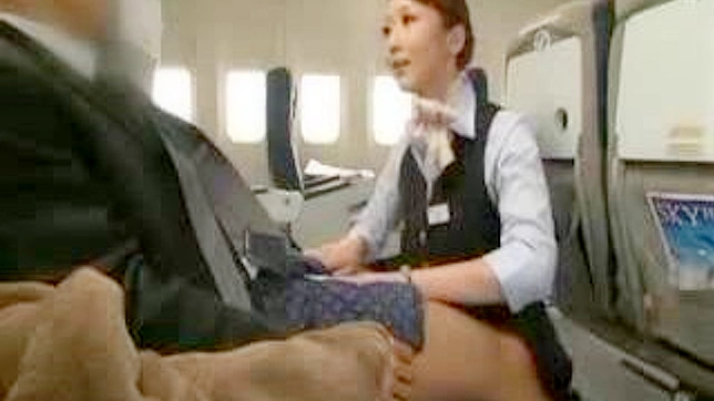 Japanese Stewardess Satisfies Passenger's Every Fantasy Desire