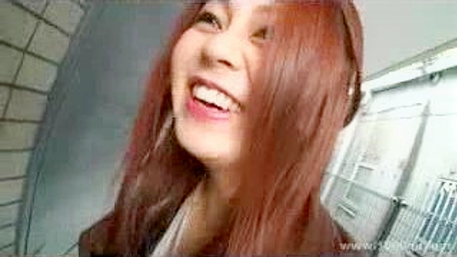 Naked Nippon Slut Publicly Plays with Pussy & Big Tits