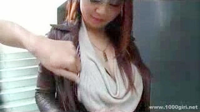 Naked Nippon Slut Publicly Plays with Pussy & Big Tits