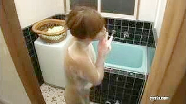 Secretly Watching Japanese Babe's Private Moments Alone
