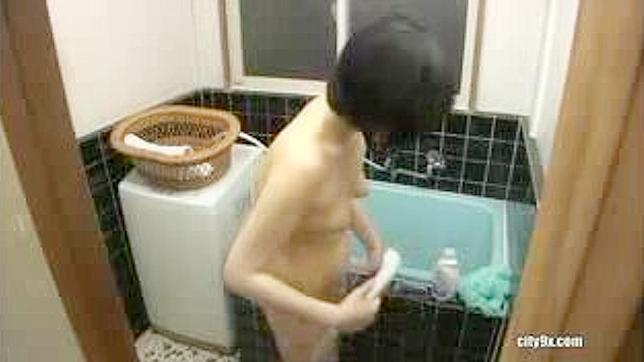 Secretly Watching Japanese Babe's Private Moments Alone