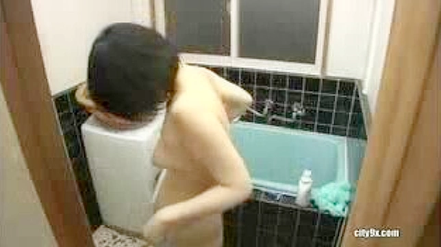 Secretly Watching Japanese Babe's Private Moments Alone