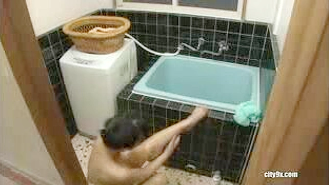 Secretly Watching Japanese Babe's Private Moments Alone