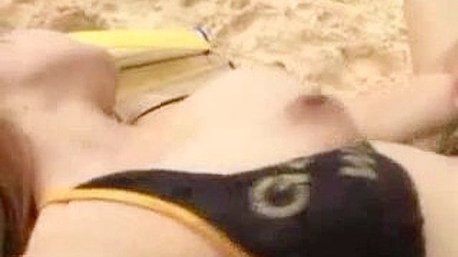 Adorable Japanese Teen 18+ Gets It On at Busy Public Beach