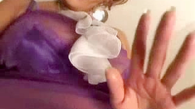 Seductive Oriental Woman Masturbating Sensually with Toys