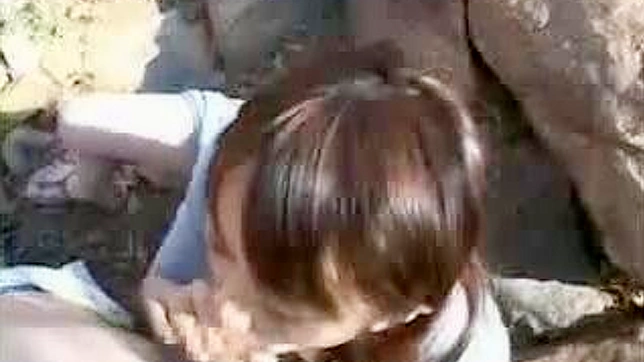 Lush Japanese Beauty Tempts Her Lover in Wild Nature Sex