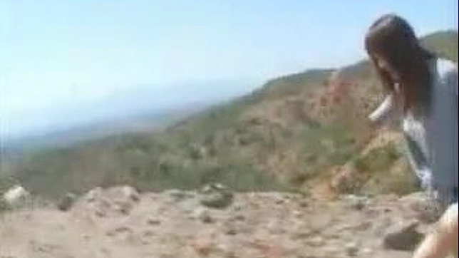 Lush Japanese Beauty Tempts Her Lover in Wild Nature Sex