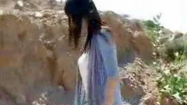 Lush Japanese Beauty Tempts Her Lover in Wild Nature Sex