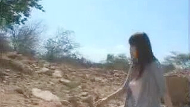 Lush Japanese Beauty Tempts Her Lover in Wild Nature Sex