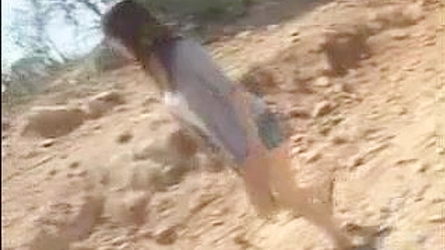 Lush Japanese Beauty Tempts Her Lover in Wild Nature Sex