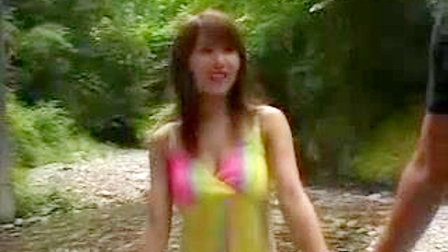 Sexy Oriental Girl 18+ Takes Car Outdoors for Naughty Nature Sex