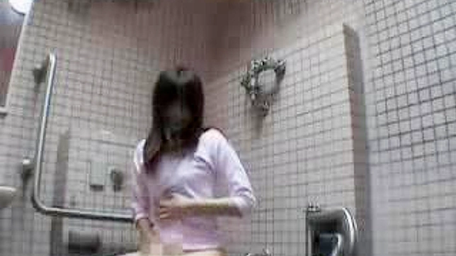 Young Japanese Beauty Publicly Rocks Her World Solo