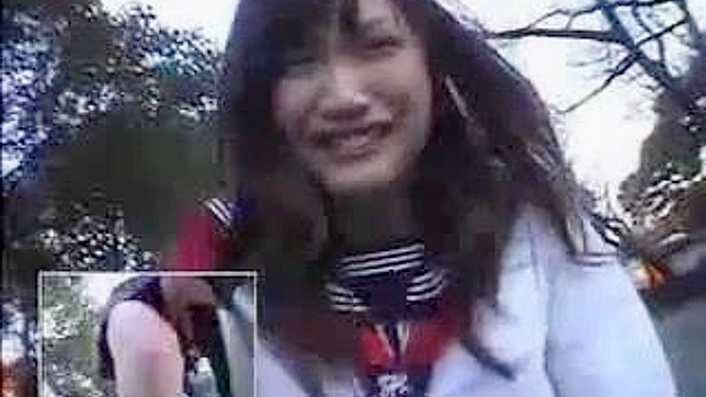 Japanese Woman Rides Vibrator While Cruising Busy City