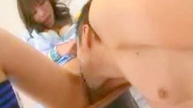 Student Gets Trashed by Japanese Teacher in Classroom Orgy