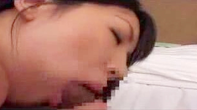 Nylon-Clad Oriental Beauty Seduces Big Cock Expertly