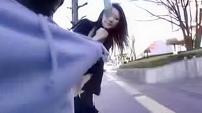 Street Pickup Japanese Girl 18+ Gets Railed by Monster Manhood