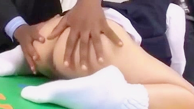 Hot Japanese Teacher Gets Doubling Penetrated by Thick Dicks